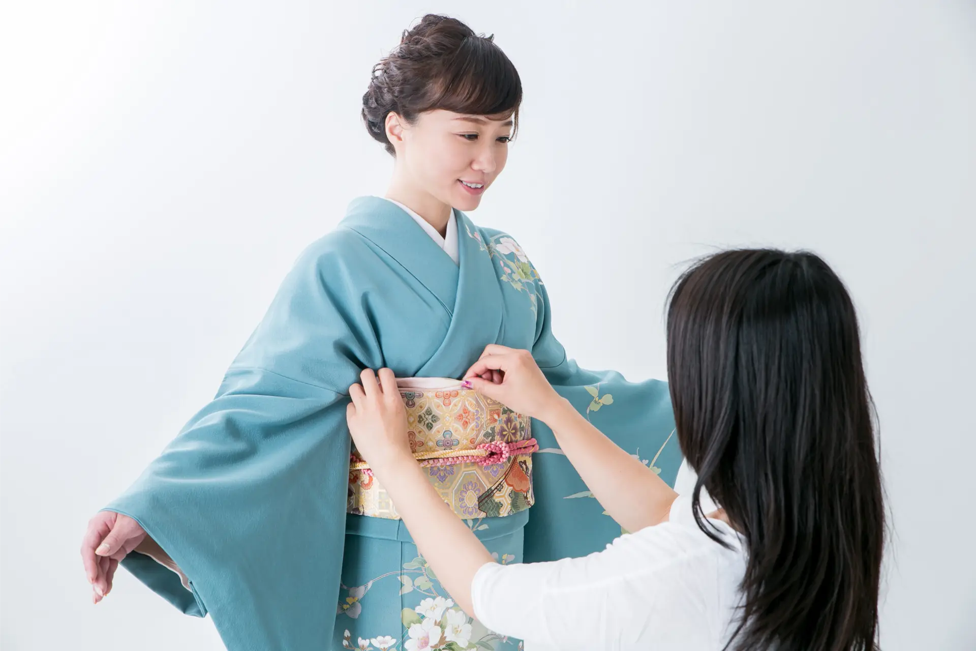 和装着付け・お仕度の様子